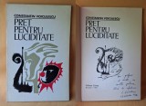 PRET PENTRU LUCIDITATE - carte cu dedicatie catre profesorul Constantin Nasta si autograful autorului Constantin Voiculescu