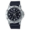 Ceas Barbatesc Casio Collection MTP-VD300-1BUDF, Analog, Inox 45mm, Curea Rasina, Quartz, Rezistent Apa