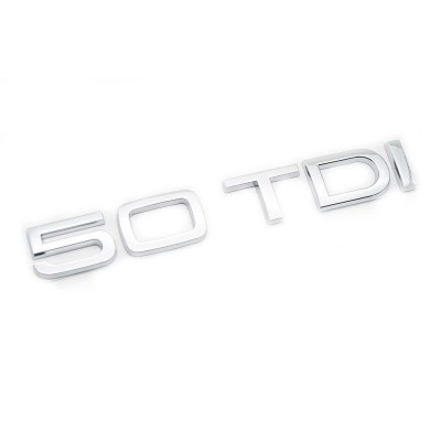 Emblema 5.0 TDI Audi spate portbagaj foto