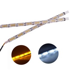 Set 2 x Banda LED flexibila, lumini de zi, 35cm, 12V foto