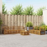 vidaXL Seturi de canapele 8 pcs natural Lemn Solid de Acacia 3374499