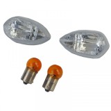Lentile de semnalizare motocicleta albe clare, potrivite pentru Yamaha YZF R1 2002-06 FZ6 2004-09 Performance AutoTuning