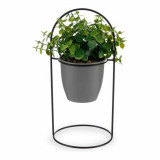 Floare artificiala cu suport metalic Ibergarden, 14x14x30 cm, plastic/metal