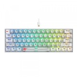 Tastatura Gaming HAVIT KB903L, RGB, 1.8m, Transparenta Alba