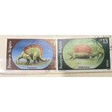 (M) Timbre serii Straine Fauna Bulgaria dinozauri