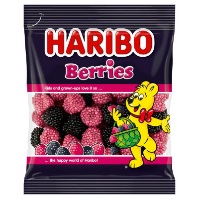 Haribo Beerentraum Jeleuri cu aroma de fructe 100g foto