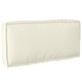 vidaXL Cojoc pentru palet , pentru spătar, Crem, 80 x 40 x 12 cm, din material Oxford.