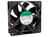 Ventilator axial DC 12V 120x120x38mm 323m3/h 54dBA cu bilă