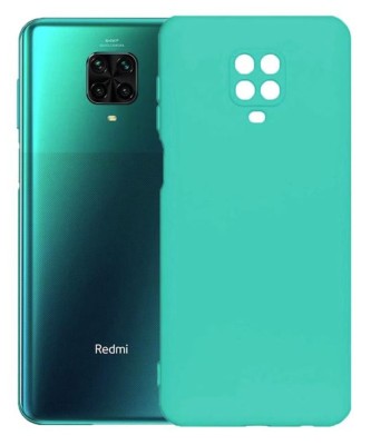 Husa Silicon Silk Touch compatibila cu Xiaomi Redmi Note 9 Pro, interior catifea, Turcoaz foto