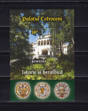 Cumpara ieftin RO 2011 ,LP 1925 &quot;Palatul Cotroceni - Istorie si heraldica&quot; , colita 519 , MNH, Nestampilat
