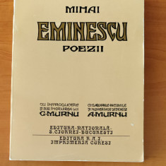 Mihai Eminescu - Poezii (ediție ingrijită și ilustrată G. Murnu - reeditare 1995