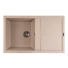 Chiuveta din compozit de granit pentru bucatarie SAFARI BEJ ELEFANT PREMIUM 7850 SELENA Innovative ReliableTools
