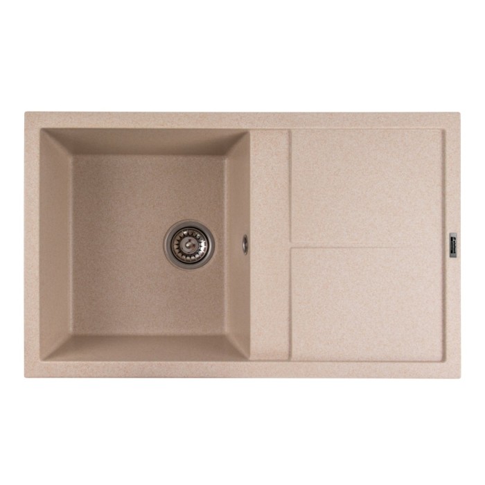 Chiuveta din compozit de granit pentru bucatarie SAFARI BEJ ELEFANT PREMIUM 7850 SELENA Innovative ReliableTools