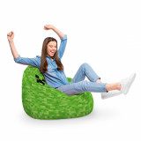 Fotoliu Puf Bean Bag tip Para XL Minecraft Creeper, Updeco