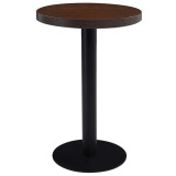 Cumpara ieftin Masa de bistro, maro inchis, 50 cm, MDF