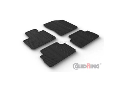 Set covorase auto din cauciuc Hyundai Santa Fe Suv Phev &amp;amp; Hybrid Facelift, 06.2020-2024 (pentru modele cu cutie automata) AutoDrive ProParts foto