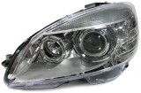 Far Mercedes clasa C (W204) 03.07-03.11, clasa Clc (CL203) 05.08-03.11; stanga, xenon, ECE, ajustare electrica, bec cu descarcare si inclus, motor in