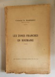 Constantin Gr.Marinesco - Les zones franches en Roumanie