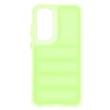 Husa pentru samsung galaxy s24 fe, perne de aer, antisoc, green