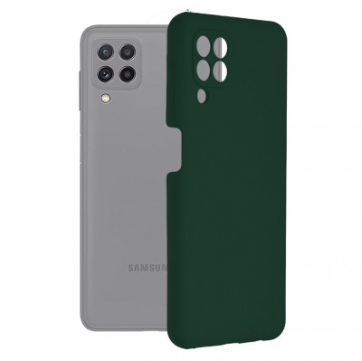 Husa Techsuit Soft Edge Silicon Samsung Galaxy A22 4G - Dark Green foto