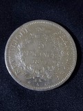 Franța 1874 - A - 5 franci - Monedă de argint, Europa