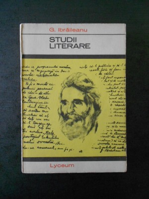 G. IBRAILEANU - STUDII LITERARE foto