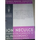 ION NECULCE - CRONICA, volumul 2 (Editia: 1936)