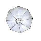 Kit suport pentru 5 becuri cu fasung E27 + softbox octogonal 90cm, Generic