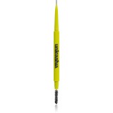 Unleashia Shaperm Defining Eyebrow Pencil creion pentru sprancene cu pensula culoare No.3 Taupe Gray 0.03 g