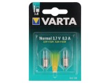 Lampă miniaturală P13,5s 3,7V 300mA, 2buc. blister VARTA