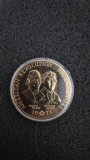 Medalie American Revolution Bicentennial - Samuel Adams &amp; Patrick Henry