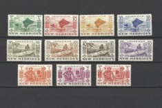NEW HEBRIDES 1953 ACTIVITATI LOCALE - CU SARNIERA foto