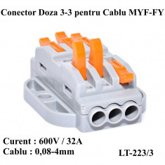 Conector Doza, 4-4 pentru Cablu, LT4 foto