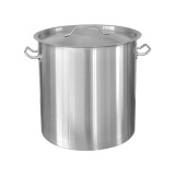 Oala profesionala din inox Grunberg, 50 l, manere nituite, capac din inox