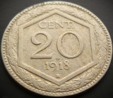 Cumpara ieftin Moneda istorica 20 CENT / CENTI - ITALIA, anul 1918 * cod 4356, Europa