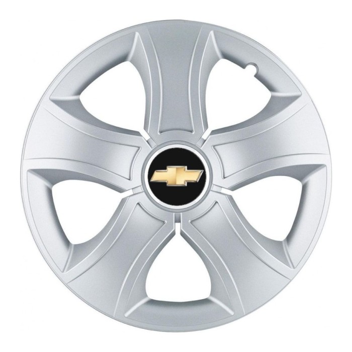 Set 4 Capace Roti 16 inchi (R16) Bis Gri, Compatibile Cu Chevrolet