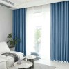 Draperie din catifea blackout cu rejansa transparenta cu ate pentru galerie, Madison, 150x270 cm, densitate 700 g/ml, Bismark, 1 buc