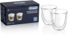 Set 2 pahare cappuccino Delonghi 270 ml