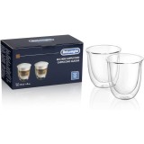 Set 2 pahare cappuccino Delonghi 270 ml