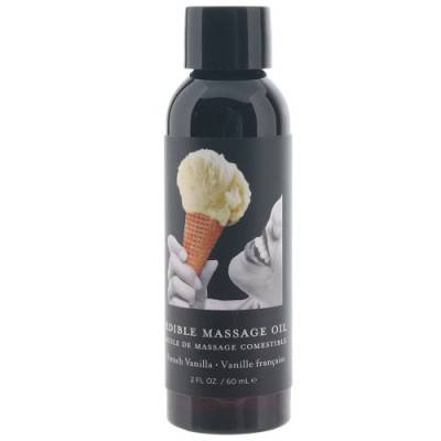 Masaj - Earthly Body Ulei Comestibil de Masaj 60 ml Masaj Fin cu Ingrediente Naturale - Vanilie foto