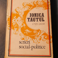 Scrieri social politice 1795 - 1830 Ionica Tautul