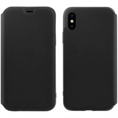 Husa Book Hoco Colorful Silicon pentru iPhone XS Max Negru