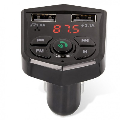 Modulator FM Bluetooth Maxlife MXFT-02, Mp3 Player, Buton Apel, 1 x USB (Incarcare), Negru MXFT-02 foto
