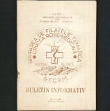 CRUCEA ROȘIE-MEDICINĂ - BULETIN INFORMATIV - GRUPAREA DE FILATELIE TEMATICĂ, 1990 - AFNR, ASOCIAȚIA FILATELIȘTILOR DIN JUDEȚUL NEAMȚ