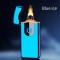 Bricheta MBrands cu arc electric PULSED ,carcasa metalica, Fara Gaz ,incarcare USB, antivant Albastru