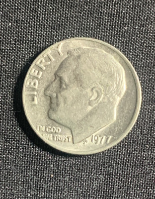 Moneda One Dime 1977 USA foto