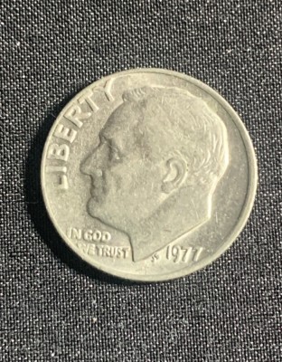 Moneda One Dime 1977 USA foto