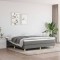 vidaXL Cadru de pat box spring, gri &icirc;nchis, 180x200 cm, textil