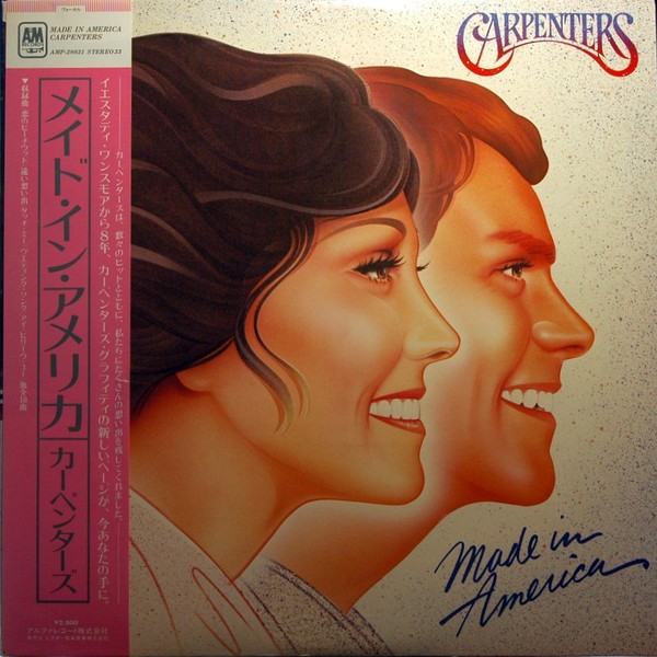 Vinil LP &quot;Japan Press&quot; Carpenters &ndash; Made In America (NM)