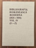 Bibliografia Romaneasca Moderna vol IV (R-Z) - Gabriel Strempel